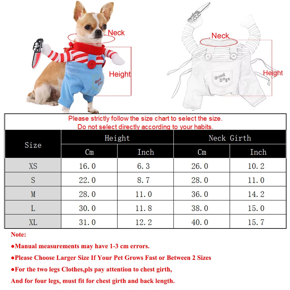 Halloween Dog Clothes for Small Medium Large Dogs Pets Cats Cosplay Party Dress up Costume Festival Chihuahua Labrador Pets Gift