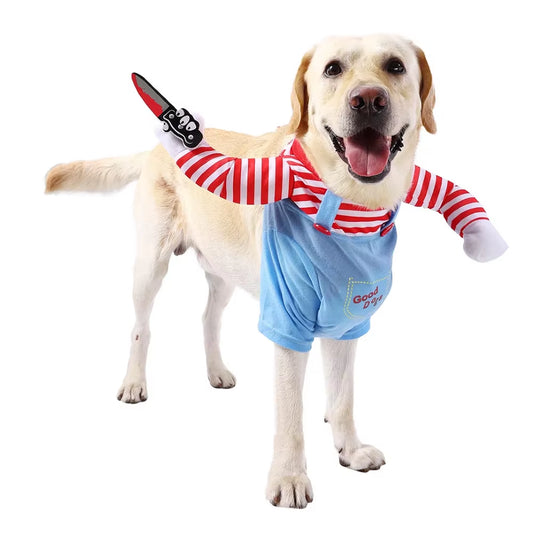 Halloween Dog Clothes for Small Medium Large Dogs Pets Cats Cosplay Party Dress up Costume Festival Chihuahua Labrador Pets Gift
