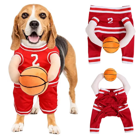 Halloween Dog Cosplay Costumes for Small Medium Big Dogs Cats Funny Dress up Sports Clothes Beagle French Bulldog Pet Outfits